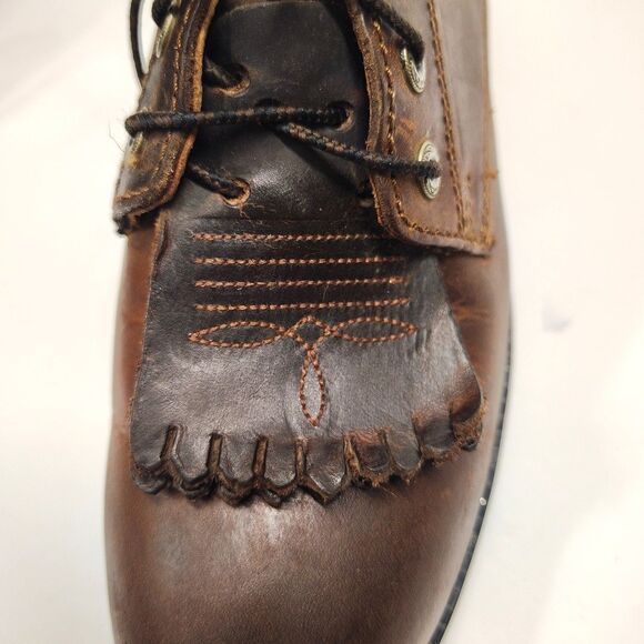 Ariat Boots Heritage Lacer II Women’s 7.5 B Brown Western Tassel 33505 - Picture 4 of 13